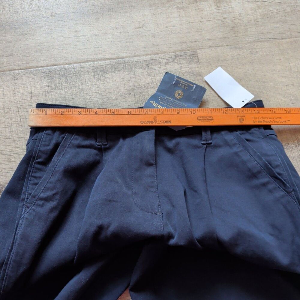 Democracy Ab"solution® Women's Skyrise Colored Trouser Pants Navy Blue Size 4 - Picture 5 of 8